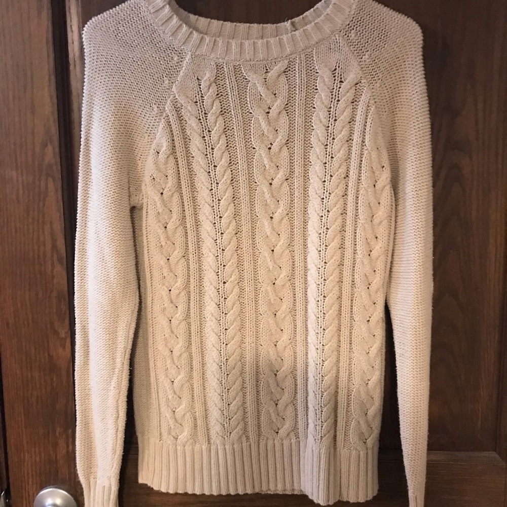 Cream Old Navy sweater